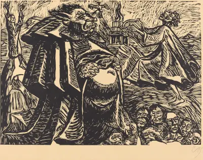 God Belly av Ernst Barlach