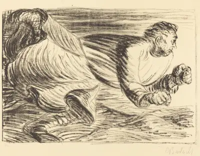 The Raging Barbarian av Ernst Barlach