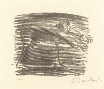 Walk in the Shadow av Ernst Barlach