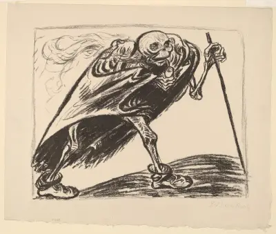 Wandering Death av Ernst Barlach