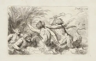 Tritonernas strid av Christian Wilhelm Ernst Dietrich