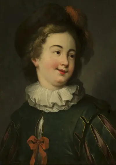 Porträtt av en pojke av Christian Wilhelm Ernst Dietrich