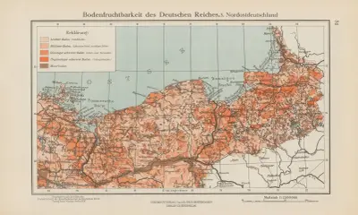 Bodenfruchtbarkeit des Deutschen Reiches, 3.Nordostdeutschland von Ernst Friedrich