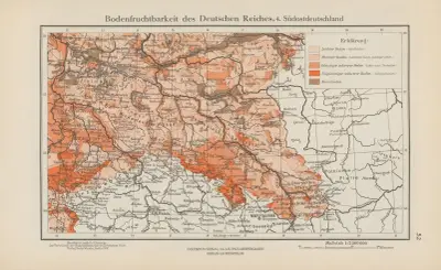 Tysklands jordbruksmark, 4. Sydöstra Tyskland av Ernst Friedrich
