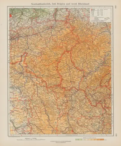 Nordöstra Frankrike, östra Belgien och västra Rhenlandet av Ernst Friedrich