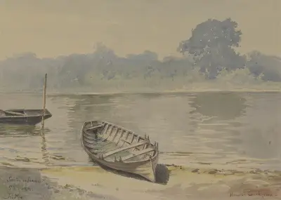 Aus dem Hampton Court Park, August 5, 1880 av Friedrich Ernst Morgenstern