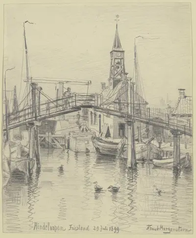 Hindeloopen in Friesland von Friedrich Ernst Morgenstern