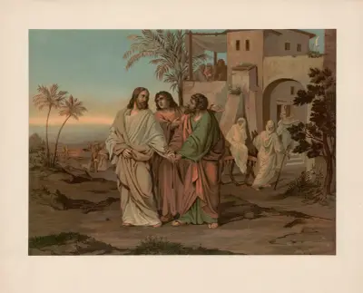 The journey to Emmaus av Ernst Pessler