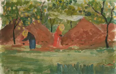 Citronskörd av Ernst Schiess