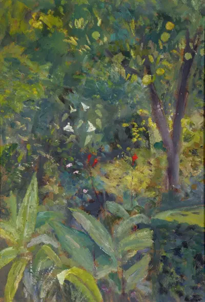Södra trädgården av Ernst Schiess