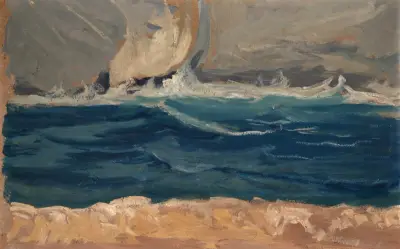 Brytande våg av Ernst Schiess