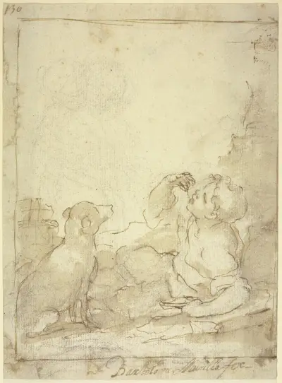 Eater of a melon av Bartolomé Estebán Murillo