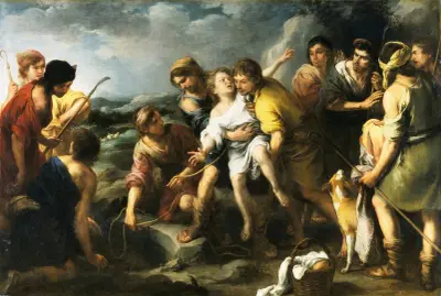 Joseph und seine Brüder von Bartolomé Estebán Murillo