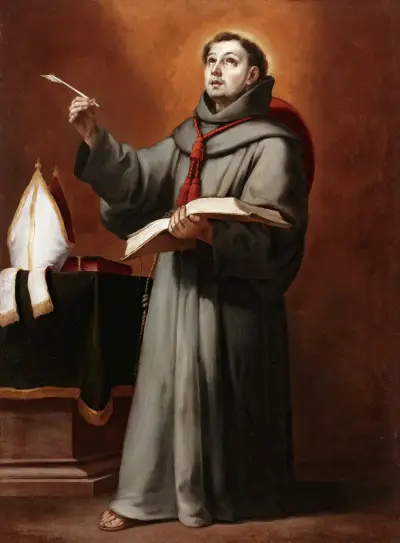 Saint Bonaventura av Bartolomé Estebán Murillo