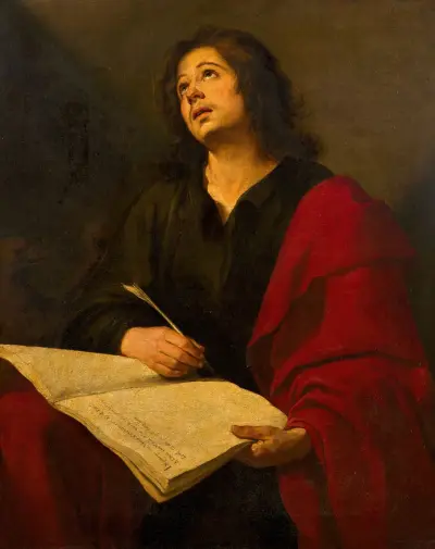 Saint John the Evangelist av Bartolomé Estebán Murillo