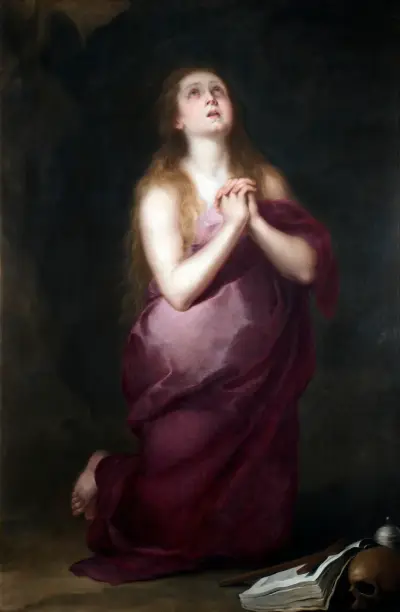 The Penitent Magdalene av Bartolomé Estebán Murillo