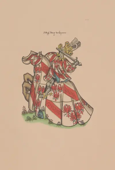 Ancien armorial équestre de la Toison d’or et de l’Europe au 15e siècle Pl.002 av Berger-Levrault et Cie