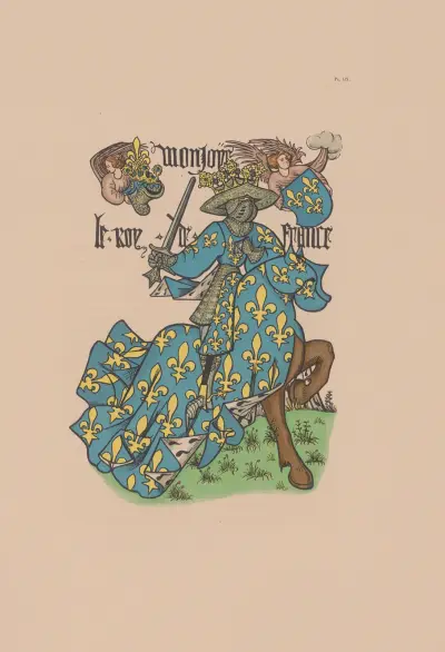 Ancien armorial équestre de la Toison d’or et de l’Europe au 15e siècle Pl.054 av Berger-Levrault et Cie