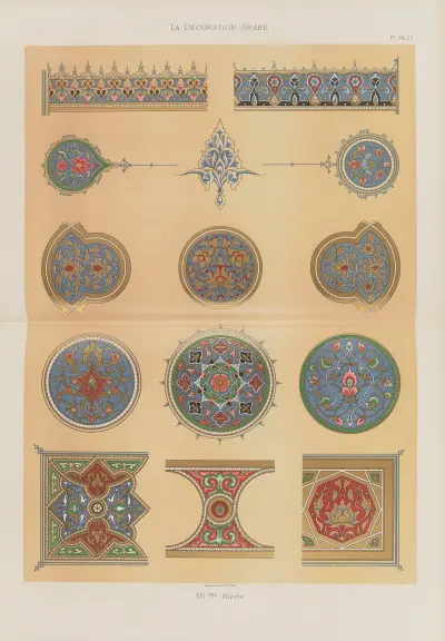 La Décoration arabe Pl.20 av Marpon et Flammarion