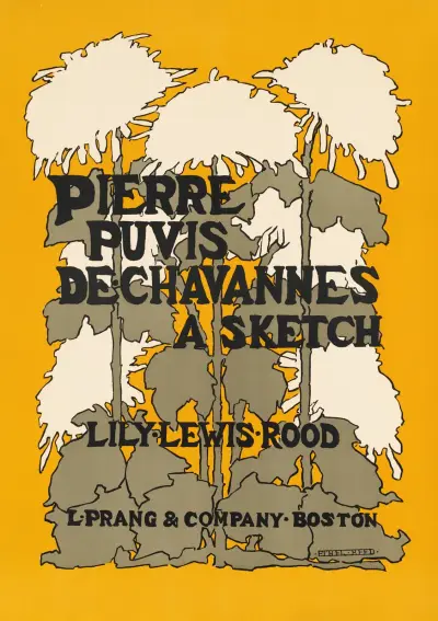 Pierre Puvis de Chavannes, a sketch, Lily Lewis Rood av Ethel Reed