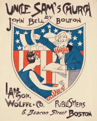Uncle Sam’s church by John Bell Bouton av Ethel Reed