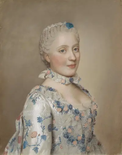 Maria Josepha of Saxony, Dauphine of France av Jean-Etienne Liotard