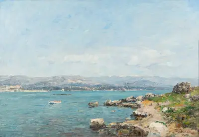 Antibes, viken av Eugène Boudin