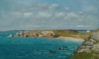 Camaret. La Pointe du Toulinguet av Eugène Boudin