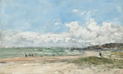 Deauville, la plage av Eugène Boudin