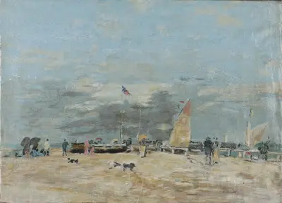 Landskap av Eugène Boudin