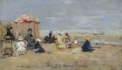 På stranden av Eugène Boudin