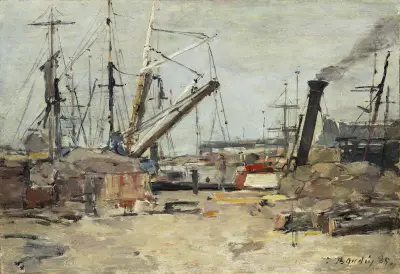Trålarna av Eugène Boudin