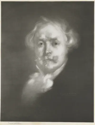 Edmond de Goncourt av Eugène Carriere