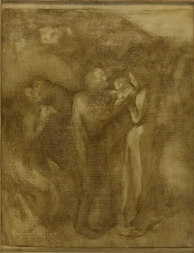 Les vieillards av Eugène Carriere