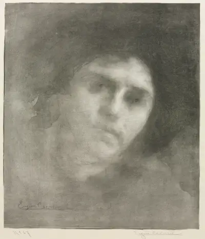 Madame Eugène Carrière (large plate) av Eugène Carriere