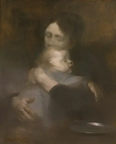 Maternité (tendresse) – nr 1 av Eugène Carriere