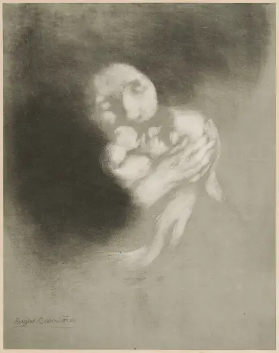Moderskap av Eugène Carriere