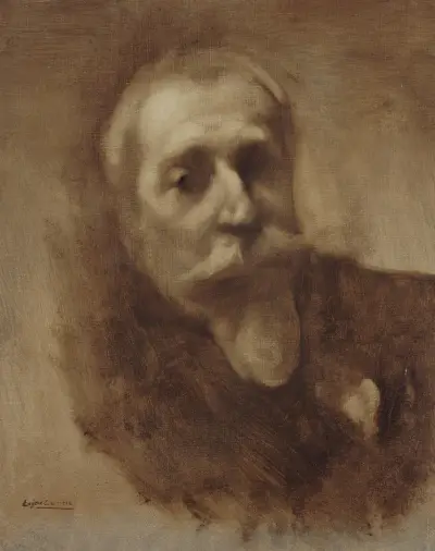 Portrait d’Anatole France (1844-1924), écrivain. av Eugène Carriere