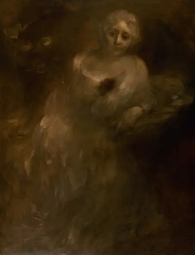 Porträtt av Madame Aline Ménard-Dorian av Eugène Carriere