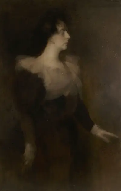Portrait de Pauline Ménard-Dorian av Eugène Carriere