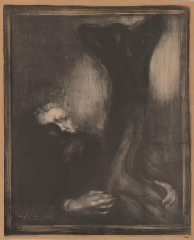 Rodin sculptant av Eugène Carriere