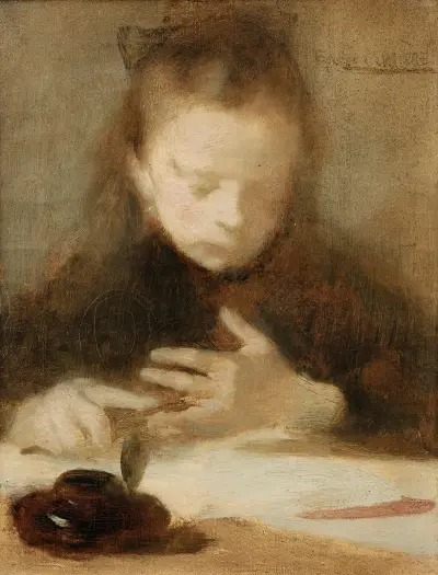 The Addition av Eugène Carriere