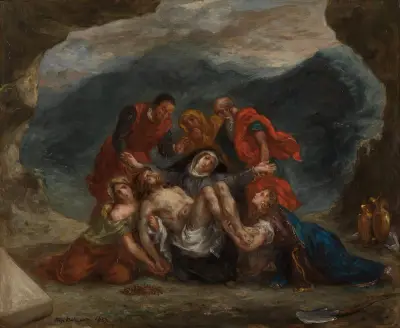 Beweinung Christi av Eugène Delacroix