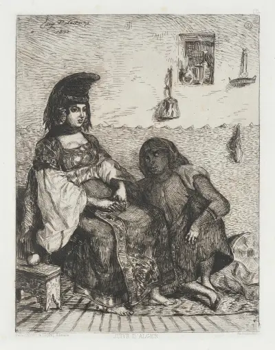 Juive d’Alger av Eugène Delacroix