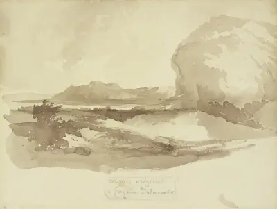 Landscape av Eugène Delacroix