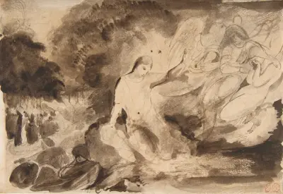 Modlitwa Chrystusa w Ogrójcu, 1823, Eugène Delacroix