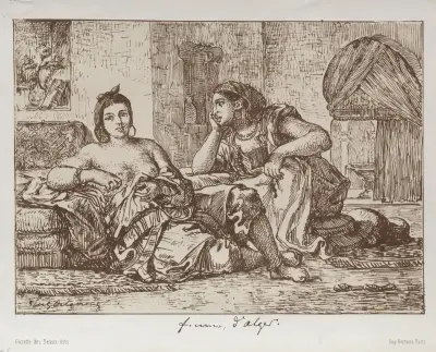 Women of Algiers av Eugène Delacroix