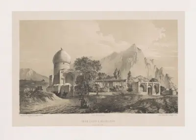 Imamzadeh in Kumichah (Irak Adschami) von Eugène Flandin