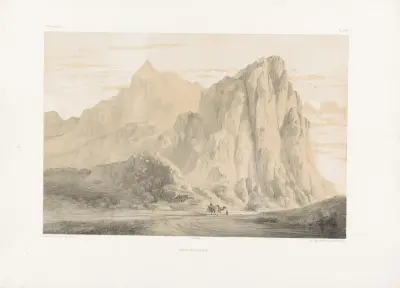 Mont Bi-Sutoun av Eugène Flandin