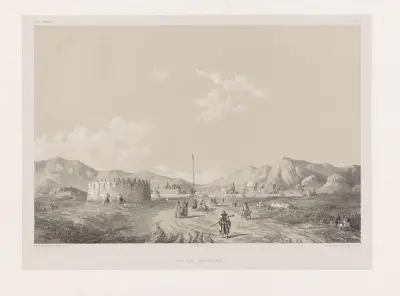 Tour de Mamacenis Chiraz av Eugène Flandin